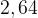 http://l.wordpress.com/latex.php?latex=2%2C64&bg=FFFFFF&fg=000000&s=1