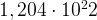 http://l.wordpress.com/latex.php?latex=1%2C204%20%5Ccdot%2010%5E22&bg=FFFFFF&fg=000000&s=1