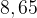 http://l.wordpress.com/latex.php?latex=8%2C65&bg=FFFFFF&fg=000000&s=1