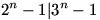 2^{n}-1|3^{n}-1