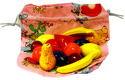 "Фрукты-ягоды, RNToys (волшебный мешочек, цветные, 16 штук)"