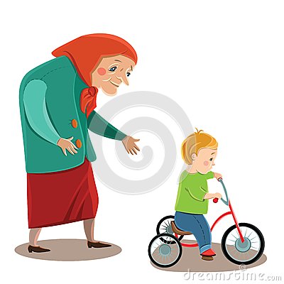 "Download бабушка Иллюстрация вектора - изображение: 46602296"