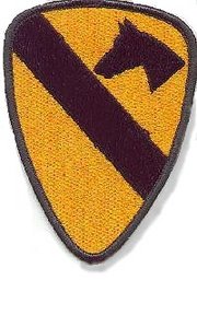 Shoulder sleeve of the United States Army 1st Cavalry Division.