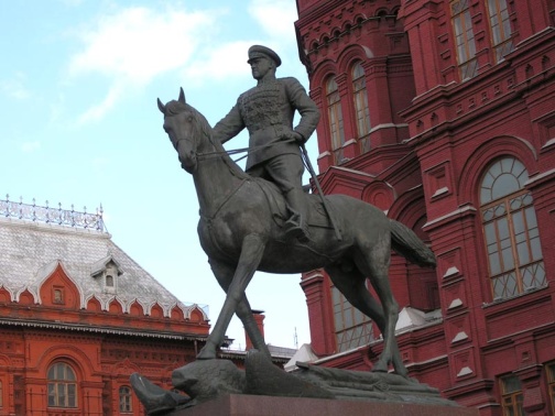 "Памятник Георгию Жукову."