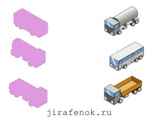 "Найди тени машинок" \t