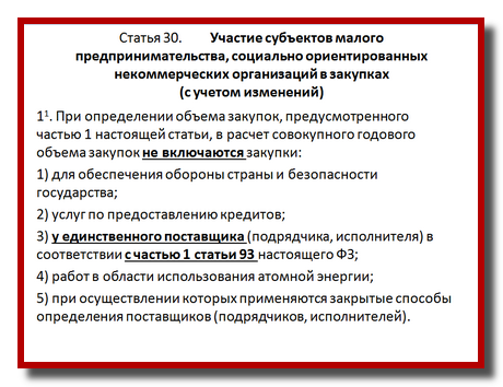 "Закупки у СМП и СО НКО" t
