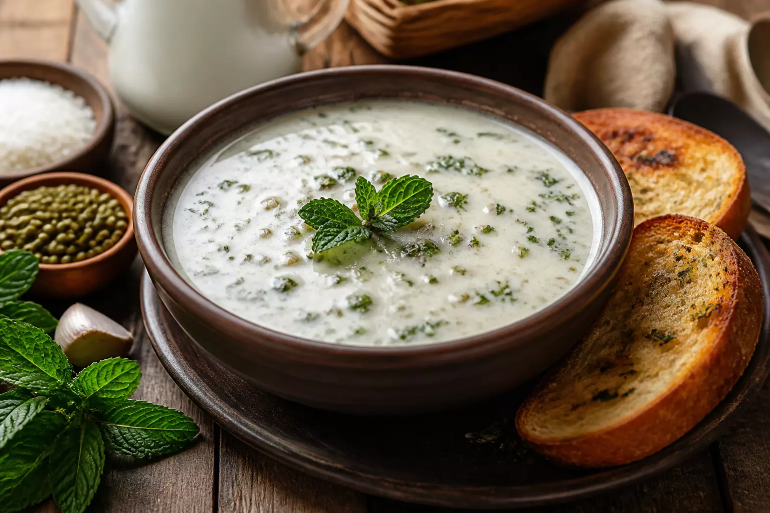 Погрузитесь в мир вкусов: необычный суп с кефиром и мятой, который согреет в любую погоду